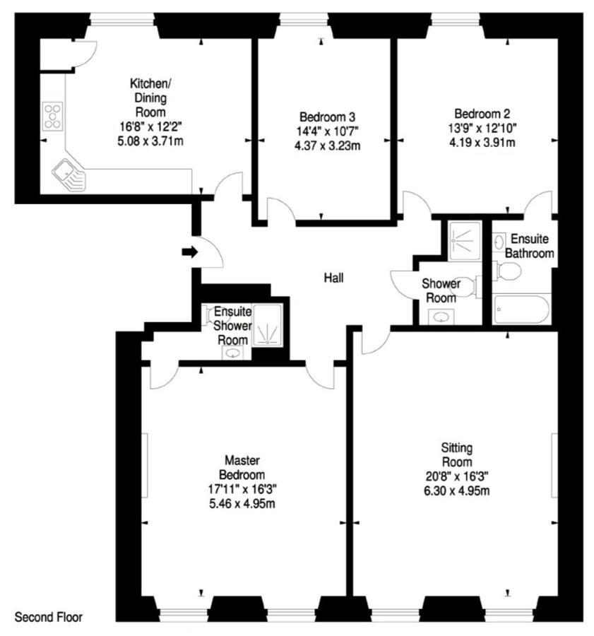 Edinburgh Castle Suite - The Edinburgh Address Luaran gambar
